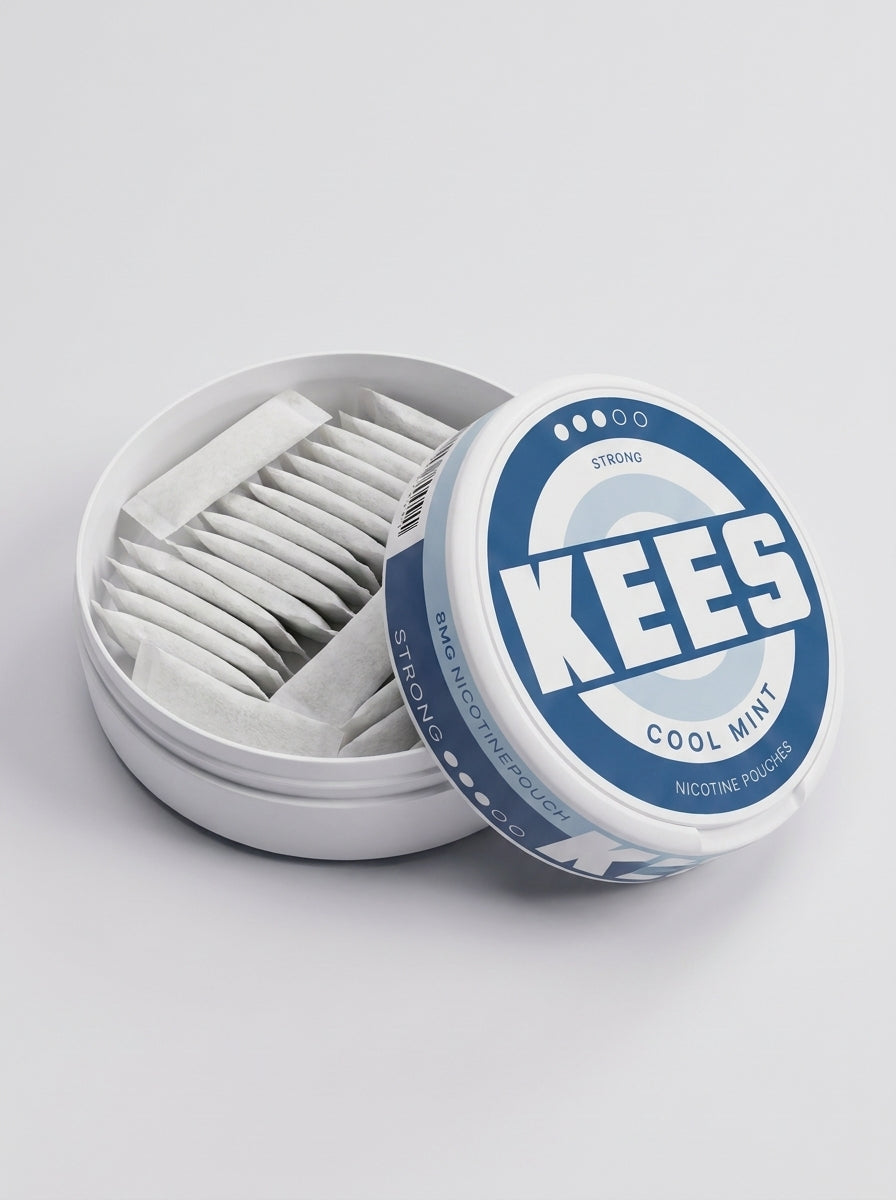 KEES Cool Mint Strong - open can