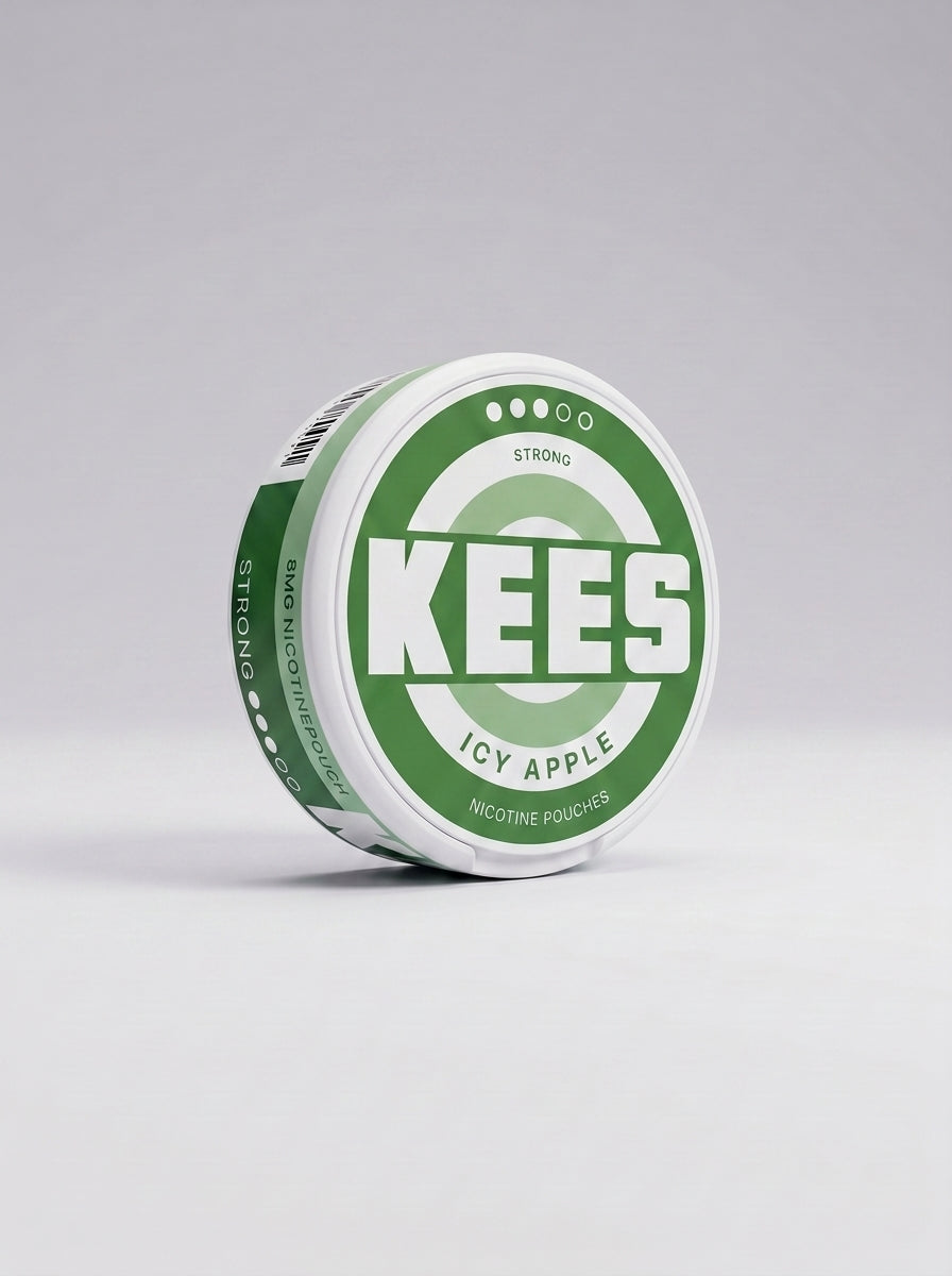 KEES Icy Apple Strong - tilted view